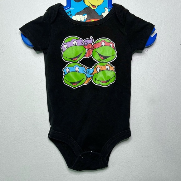 Teenage mutant ninja turtles baby bodysuit TMNT bundle set of 3 - Picture 4 of 7